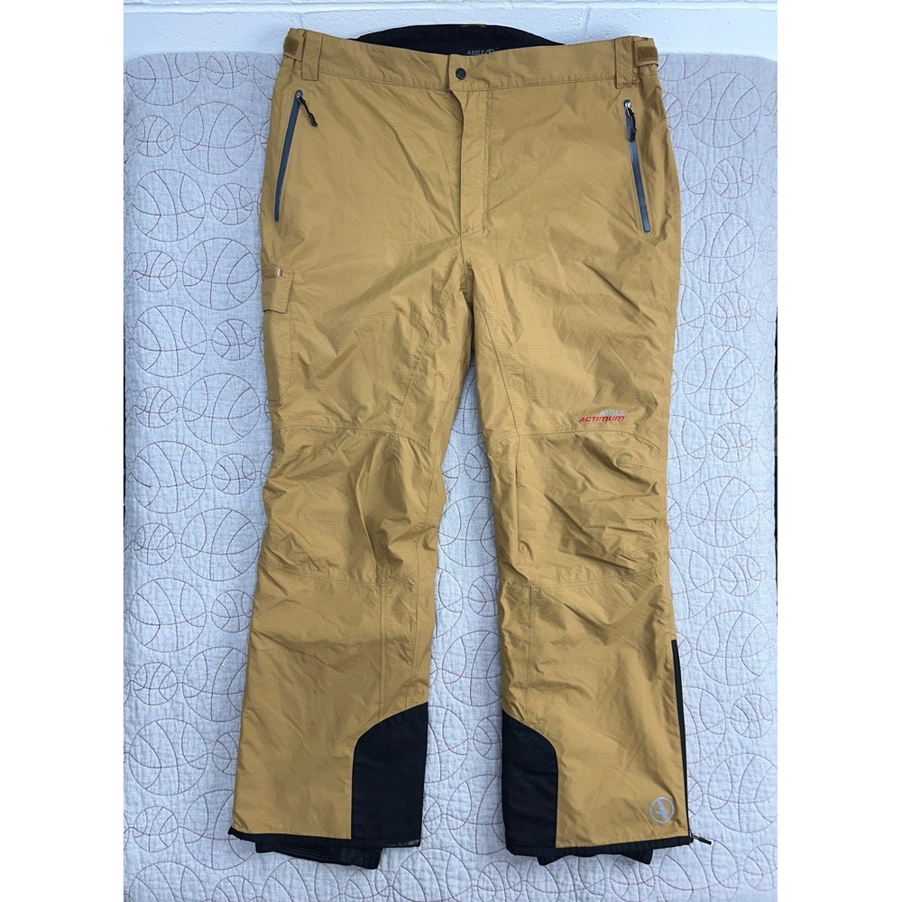 Aigle‎ Actimum Snow Pants Tan Outdoor Winter Sports / Mens XXL